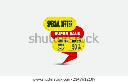 modern sale banner. colorful super sale tag. Vector poster, banner, and labels  isolated on white background.