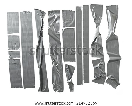 Silver tape selection Royalty-Free Stock Photo #214972369