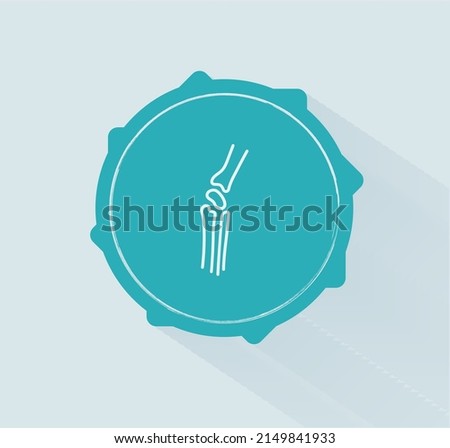 Joint Pain icon isolated white background