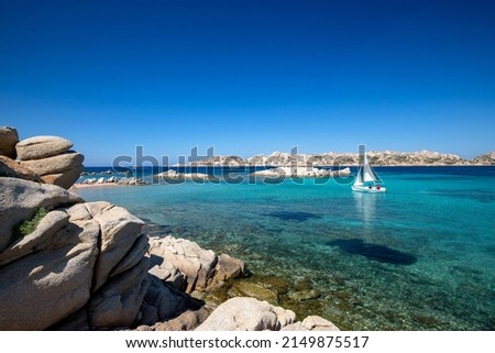 Seascape from La Maddalena island, Sardinia, Italy Royalty-Free Stock Photo #2149875517