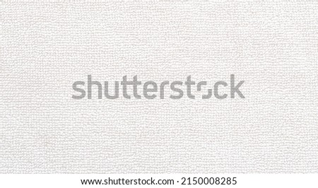 white seamless texture of terry cloth