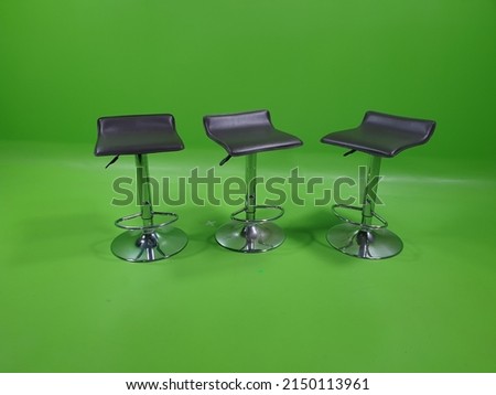 Three high chair in green studio 
