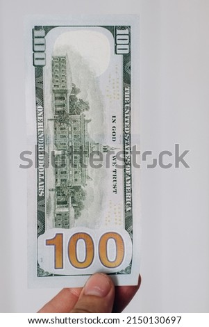 American dollar background, hundred USA dollar banknote bills, many American cash money, Money of USA