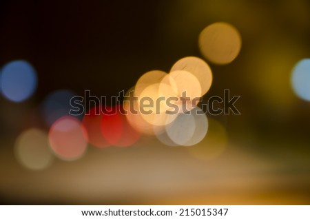 Photo Of Bokeh Lights / Street Lights Out Of Focus 