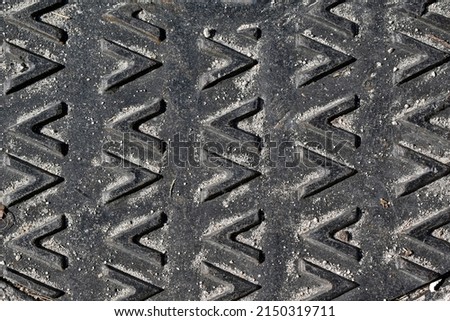 Metallic surface texture background with arrows