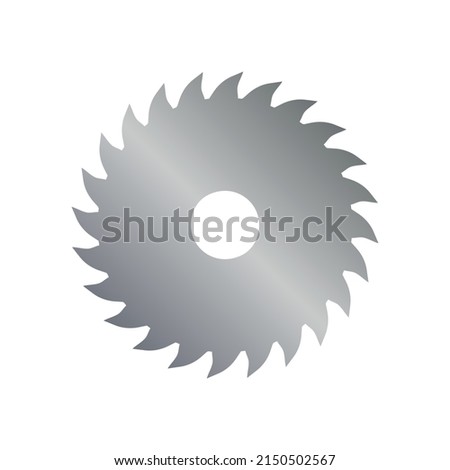 Saw blade icon with gradient
