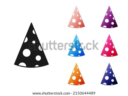 Black Cheese icon isolated on white background. Set icons colorful. Vector