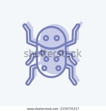 Icon Insect Infestation. suitable for disasters symbol. two tone style. simple design editable. design template vector. simple symbol illustration