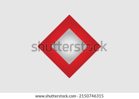 Round box shape for Indonesia flag icon