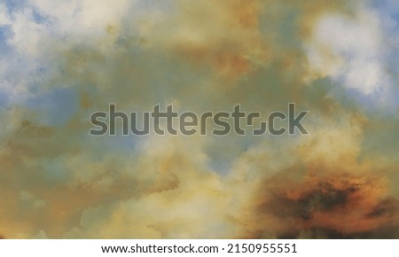 Renaissance Sky Backgrounds. Vintage background with clouds in the sky. Abstract sky background. abstract sky background with some clouds. Royalty-Free Stock Photo #2150955551