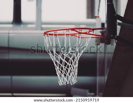 Basketball goalpost at the outdoor      Royalty-Free Stock Photo #2150959719