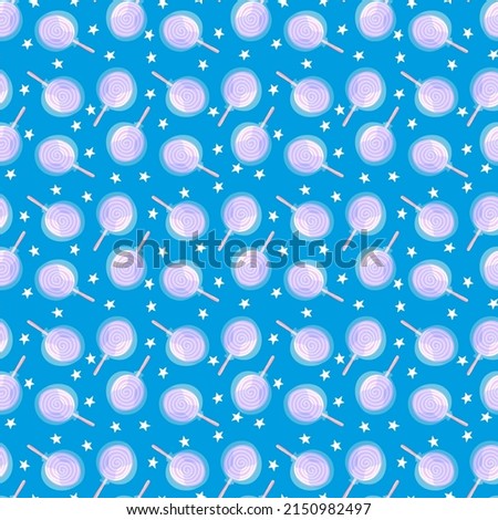 Kids seamless candy pattern for fabrics and textiles and packaging and gifts and cards and linens 