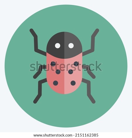 Icon Insect Infestation. suitable for disasters symbol. flat style. simple design editable. design template vector. simple symbol illustration