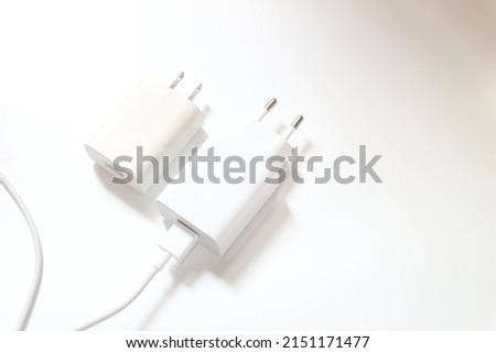 Micro-USB and Type-C Fast Charge on a white background.