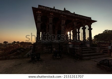 Ancient Temple in the Fort of Kumbhalgarh in Rajasthan