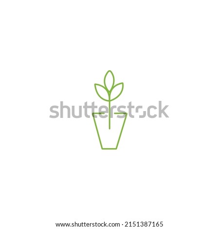 Green Shovel Logo design vector