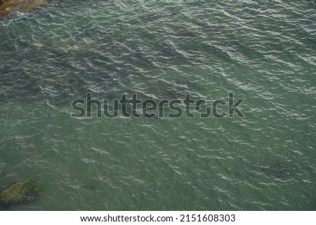 Ocean water texture, top view. Background for design.