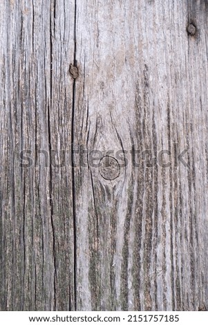 Wooden background gray brown. Wood texture with a fibrous uneven structure, places of knots, cracks. High quality photo