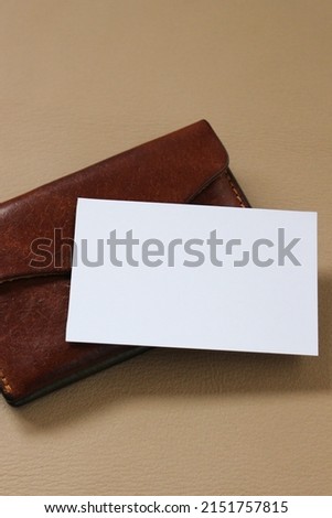 business card and card case