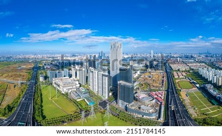 Shanghai Oriental Sports Center and Qiantan International Business District, China
