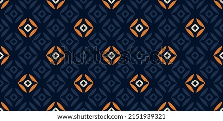 Modern masculine pattern abstract small square shapes common geometric motif seamless background. Geometrical grunge texture fabric design textile swatch ladies dress, man shirt all over print block. Royalty-Free Stock Photo #2151939321