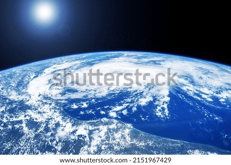 Planet Earth from space. Elements of this image furnished by NASA. High quality photo