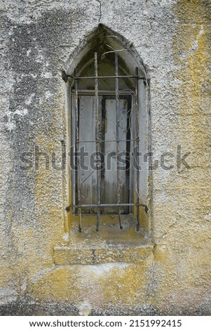 Window on a stone building