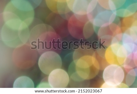 Multicolored festive bokeh as an abstract background.