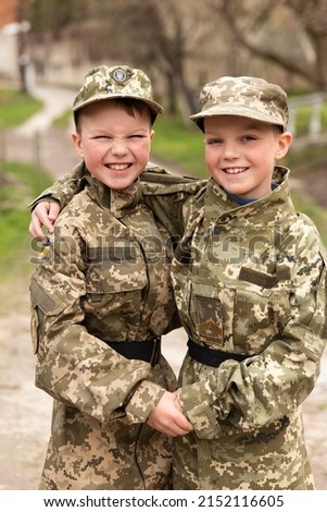 Twin brothers in Ukraine. No war in Ukraine.