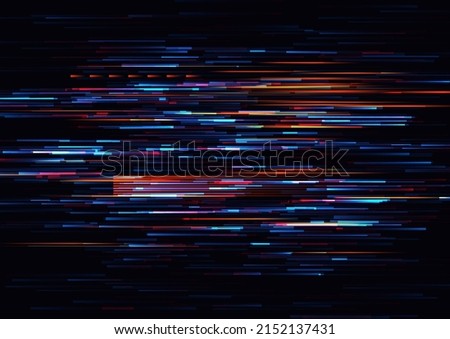 Background glitch vector frame. Symbol of cyberpunk, hacker attack.  Modern design, technological error. Texture and effect for your design. Royalty-Free Stock Photo #2152137431
