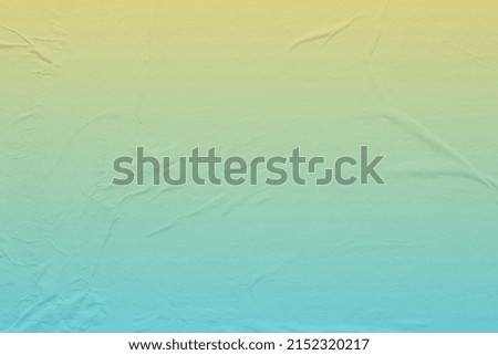 crumpled paper gradient background with yellow green blue mixed color background