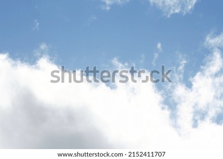 Picture of a blue sky with some clouds in the background.