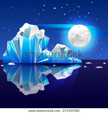 Night iceberg