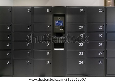 cabinet Locker Delivery Store boxes for self-service delivery