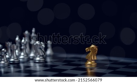 Chess that uses the concept of a competitive strategy,Chess is used to manage decisions, business strategy, business success concept, business competition planing teamwork strategic concept. Royalty-Free Stock Photo #2152566079