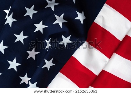 United States flag with the stars occupying half of the image diagonally