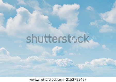blue sky background, beautiful clouds
