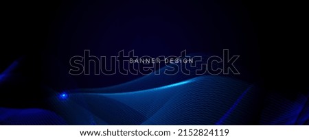 Abstract stylish smooth dynamic wave background vector