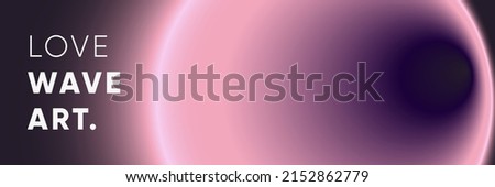 Space gradient blurred pattern background. Vector wide horizontal abstract minimal duotone backdrop template.
