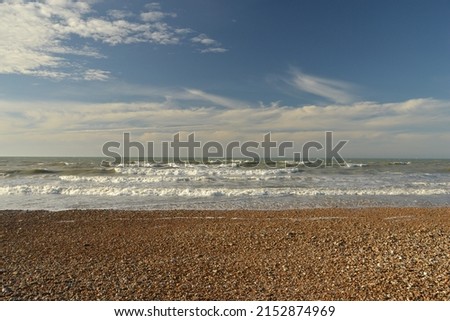 Landscape in northern France, Ambleteuse beach, Fort d'Ambleteuse, beach in northern France