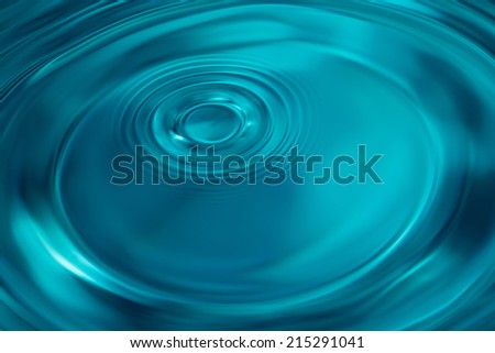 Water Drop on Calm Surface