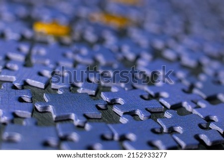Puzzle pieces on a white background.