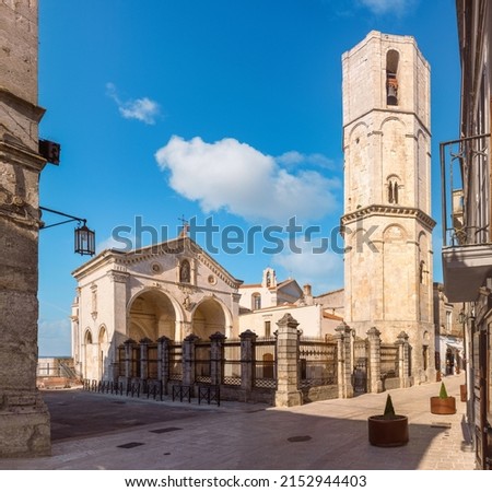 Sanctuary of San Michele Arcangelo (Saint Michael the Archangel), Monte Sant'Angelo, Foggia, Italy. UNESCO World Heritage Site. Royalty-Free Stock Photo #2152944403