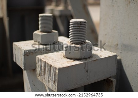Larger bolts and nuts. Mounting the support