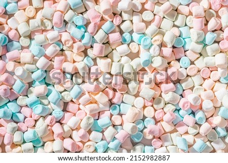 appetizing marshmallow background in pastel colors