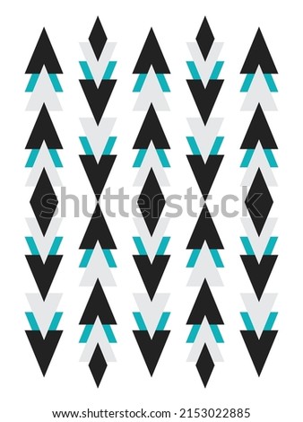 Abstract Shapes, Geometric Shapes, Art Deco, Art Deco Wall Art, Wall Art, Vintage Wallpaper, Triangle Vector, Arrow Illustration, Abstract Wall Image, Vector Illustration Background