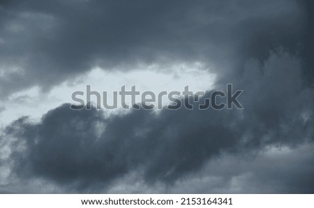 Storm clouds in the Spanish sky, Alicante Province, Costa Blanca, Spain