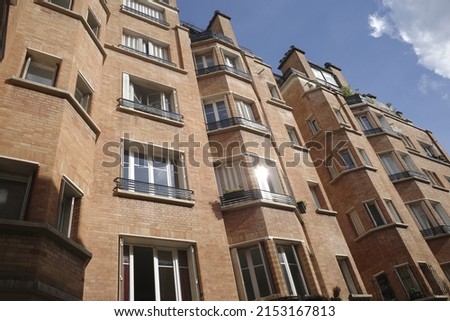 Classic apartments block of Paris