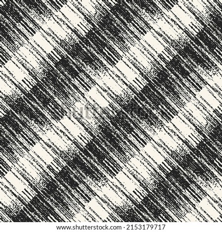 Monochrome Wood Grain Textured Irregularly Striped Pattern