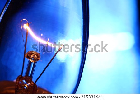 Close up of  Tungsten Bulb